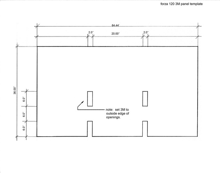 forza 120-panel 3M template